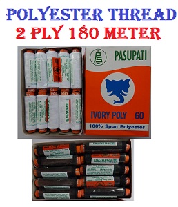 Pasupati Polyester Thread 180 Meter 2 Ply