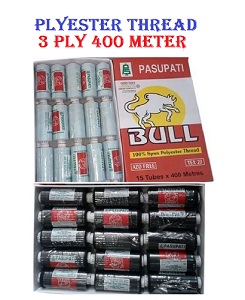 Pasupati Polyester Thread 400 Meter 3 Ply