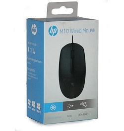 HP M10 Wired, USB Optical Mouse