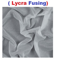 Lycra Fusing Stretchable Interlining WHITE (Width - 60 inch)