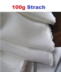WHITE Heavy Weight Jacket Interlining Fusing - Coat Fusing - Strach 100 Gram (Width - 60 Inch )