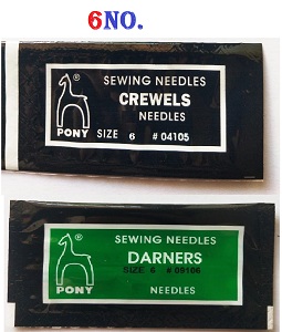 Pony 6 No. Hand Sewing Needle