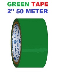 Green (BOPP) Tape 2 Inch 50 Meter