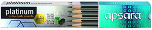 Apsara Platinum Extra Dark Pencil Box